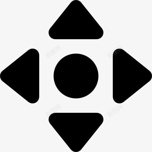 全屏标志图标png_新图网 https://ixintu.com 多媒体选项 移动浏览器 箭头 视频播放器