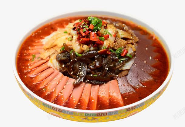 毛血旺png免抠素材_新图网 https://ixintu.com 小吃 汤料 美食 配菜 餐盘
