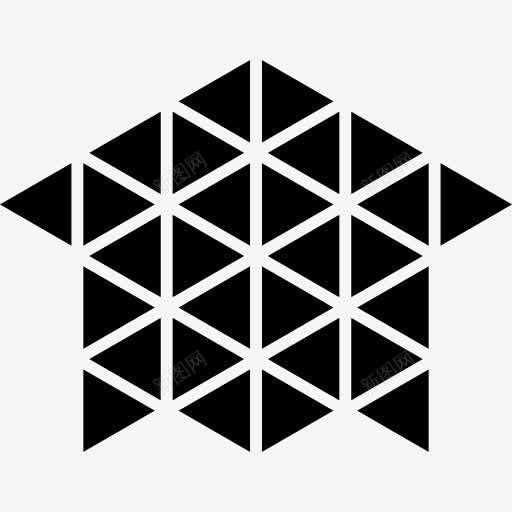 多边形的房屋或家居建材图标png_新图网 https://ixintu.com 三角形 多边形 家居 小三角形 建筑 形状 房子