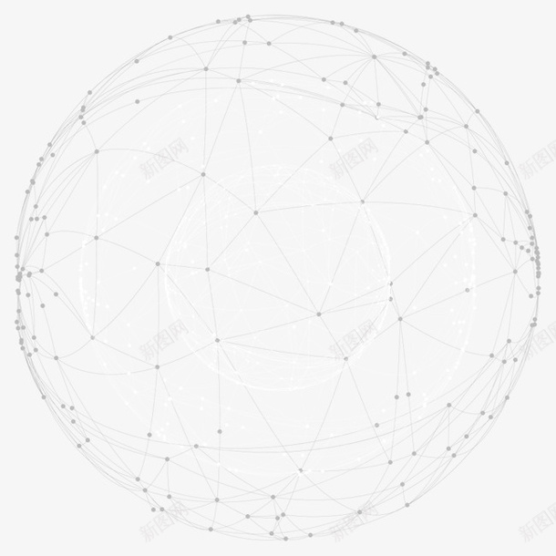 地球png免抠素材_新图网 https://ixintu.com 圆形 地球 线条