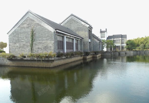 岭南印象岭南文化png免抠素材_新图网 https://ixintu.com 倒影 印象园 岭南印象园 岭南建筑风格 岭南文化 广州 羊城