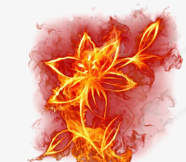 火焰花朵png免抠素材_新图网 https://ixintu.com 光效花朵 彼岸花 火焰 火焰元素 火焰花朵