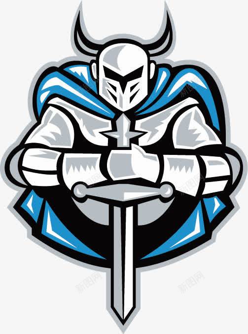 卡通武士png免抠素材_新图网 https://ixintu.com 剑 卡通 圣剑 手绘 插图 欧洲武士 武器 武器库 武士 盔甲
