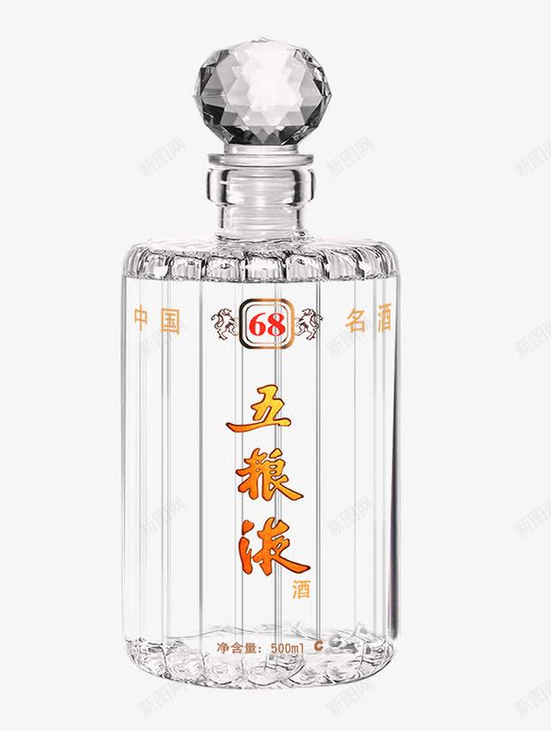产品实物五粮液psd免抠素材_新图网 https://ixintu.com 中国名酒 产品实物五粮液 白酒 白酒样机 酒水