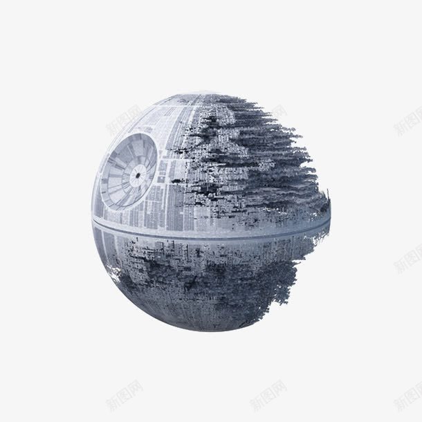 死亡之星png免抠素材_新图网 https://ixintu.com 星球 星际大战 死亡 科幻