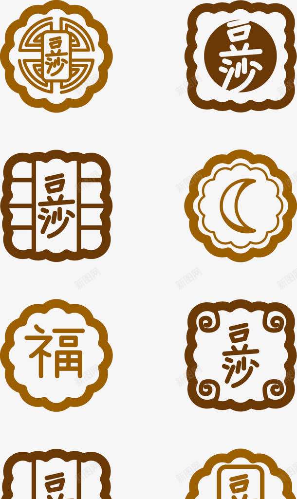 传统边框月饼花纹png免抠素材_新图网 https://ixintu.com 中秋佳节 中秋促销 中秋国庆 中秋祝福 中秋钜惠 传统边框 喜迎中秋 团圆 月亮 月饼 月饼花纹 赏月