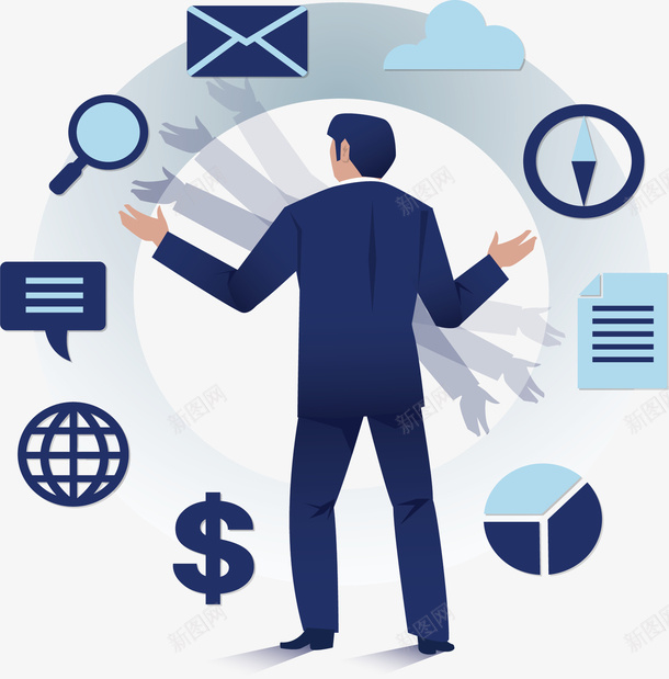 商务项目经理管理矢量图图标ai_新图网 https://ixintu.com ppt图标 矢量png 矢量图 管理logo 项目 项目汇报 项目管理 项目经理