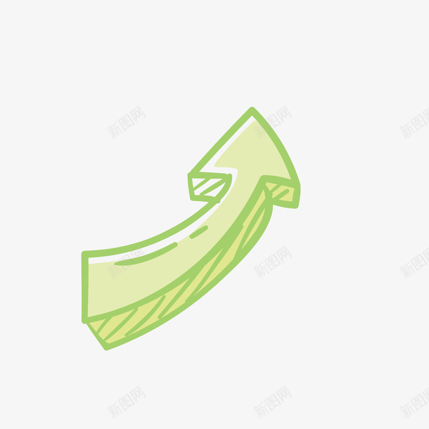 卡通手绘箭头装饰矢量图eps免抠素材_新图网 https://ixintu.com 创意箭头 卡通箭头 左右双箭头符号 手绘绿色箭头 矢量箭头 箭头 箭头免抠 矢量图