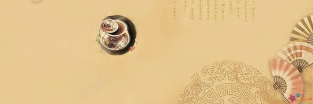 唯美淡雅中国风壁纸jpg设计背景_新图网 https://ixintu.com 中国风 山水 扇子 水墨画