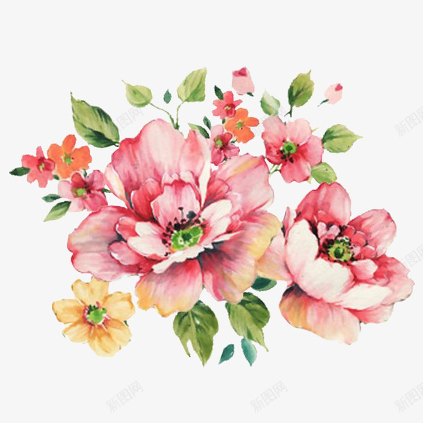 婚礼花束装饰png免抠素材_新图网 https://ixintu.com 喜宴 婚宴 婚礼 手绘 新婚 植物装饰 结婚 装饰