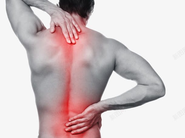 腰酸png免抠素材_新图网 https://ixintu.com 人物 生病病痛 疼痛 腰酸