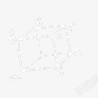 粉笔画立方体图案png免抠素材_新图网 https://ixintu.com 几何 图案 立方体 粉笔画