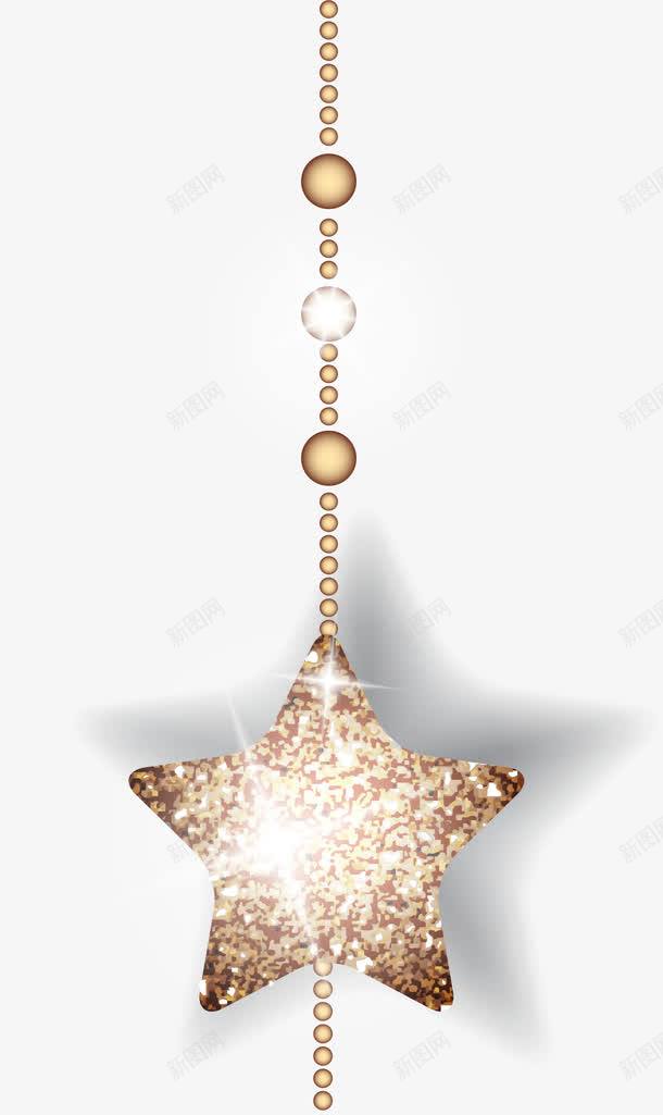 金色星星挂饰png免抠素材_新图网 https://ixintu.com 尊贵挂饰 星星挂件 简约挂件 装饰图案 金色挂饰 钻石宝石