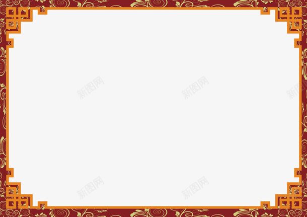 边框菜谱花纹png免抠素材_新图网 https://ixintu.com 中国风 纹理 菜谱 边框