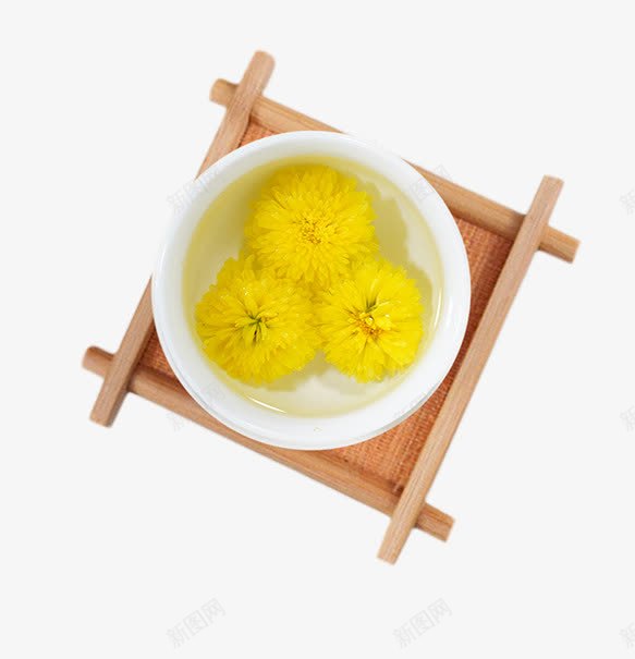 碗里的三朵菊花png免抠素材_新图网 https://ixintu.com png图片 产品实物 免费png 免费png元素 免费png素材 木盒 碗里的三朵菊花 菊花图案 菊花茶 贡菊