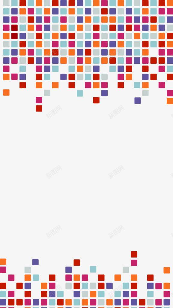 名片方块背景png免抠素材_新图网 https://ixintu.com 七彩 名片背景 方块