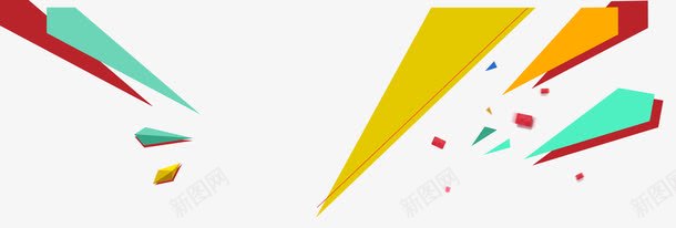 彩色飞溅的碎片图png免抠素材_新图网 https://ixintu.com 免抠 免抠图 图形 彩色 碎块 碎片 飞溅碎片