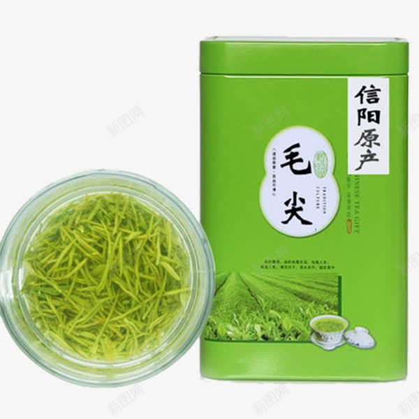 毛尖茶叶png免抠素材_新图网 https://ixintu.com 产品包装 产品实物 信阳毛尖 茶叶
