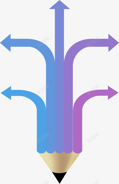 ppt箭头铅笔png免抠素材_新图网 https://ixintu.com ppt设计 捌弯箭头 海报设计 画册设计 箭头 铅笔