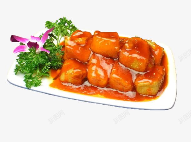日本豆腐png免抠素材_新图网 https://ixintu.com 小吃 粤菜 红烧豆腐 美食 豆腐