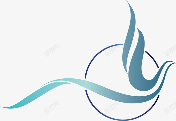 卡通飞鸟装饰logo图标png_新图网 https://ixintu.com logo 企业标志 公司标志 公司飞鸟logo 时尚企业logo设计 飞鸟logo设计 飞鸟标志