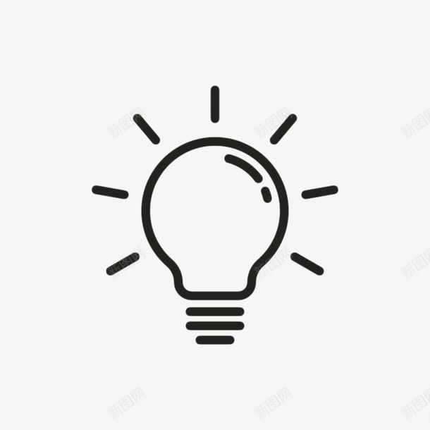 创意电器灯泡卡通手绘图标png_新图网 https://ixintu.com 免扣 免费下载 发亮 发明家 名人 灯 灯光 灯泡 爱迪生灯泡 电灯 黑暗