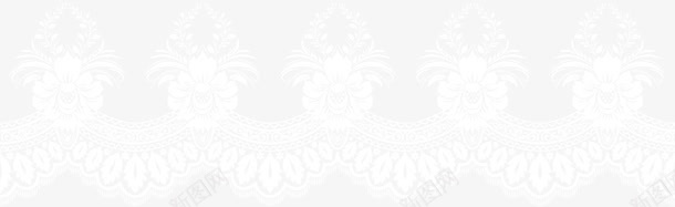 蕾丝花边边框png免抠素材_新图网 https://ixintu.com 免抠PNG 可爱风 圆弧形装饰 女装店铺 店铺装修 服装 淘宝店铺 白色蕾丝