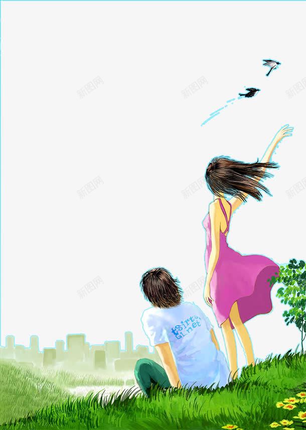 手绘插图春日清风徐徐png免抠素材_新图网 https://ixintu.com 吹过 微风轻吹 春天微风 春日 清风 清风徐徐 清风徐来 清风阵阵 风吹拂