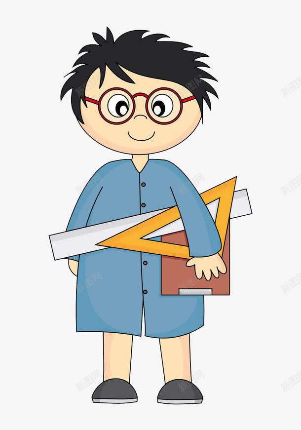 学生上课png免抠素材_新图网 https://ixintu.com 上课 卡通手绘 听讲 学习 教学 讲解 讲说 讲课