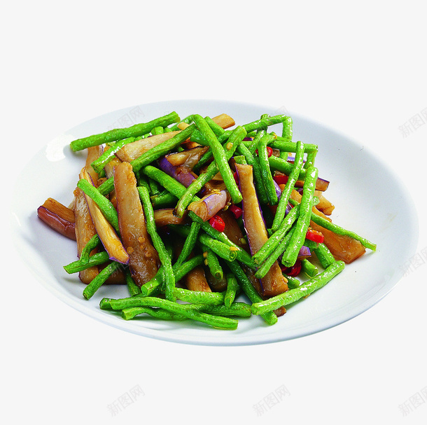 产品实物传统美食茄子豆角png免抠素材_新图网 https://ixintu.com 产品实物 传统美食 烧茄子 美食 茄子 茄子爆豆角 茄子豆角 菜品 菜肴 豆角 豆角炒茄子 长豆角 餐饮 餐饮美食