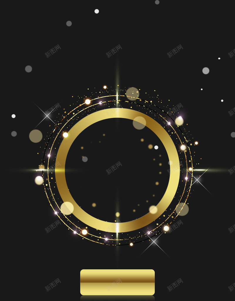 酷炫金色圆形边框狂欢平面广告jpg设计背景_新图网 https://ixintu.com 光点 双11 双12 平面广告 年终大促 新品上市 狂欢 边框 酷炫 金色圆形边框