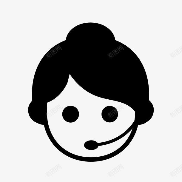 在线咨询人像图标png_新图网 https://ixintu.com 单色 咨询 图标 在线咨询图标 在线消息 头像 线性图标 聊天