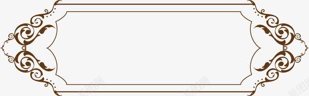 手绘棕色藤蔓边框png免抠素材_新图网 https://ixintu.com 卡片 小清新 手绘藤蔓 棕色藤蔓 棕色边框 简约