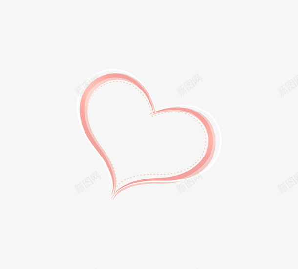 爱心行浪漫的图标png_新图网 https://ixintu.com 心 浪漫 简约 粉色