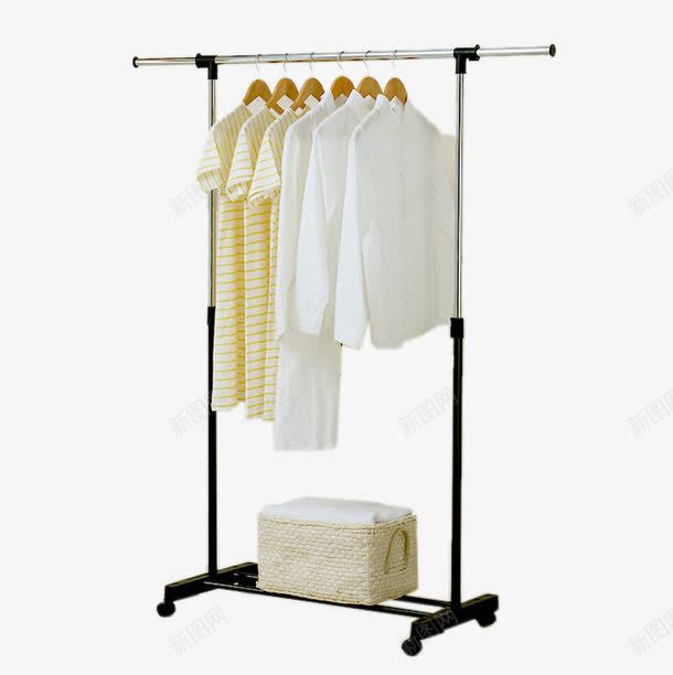 单杆式伸缩室内挂衣服架子晾衣架png免抠素材_新图网 https://ixintu.com 不锈钢阳台晒衣架 产品实物 单杆式伸缩室内挂衣服架子 溢彩年华晾衣架 落地