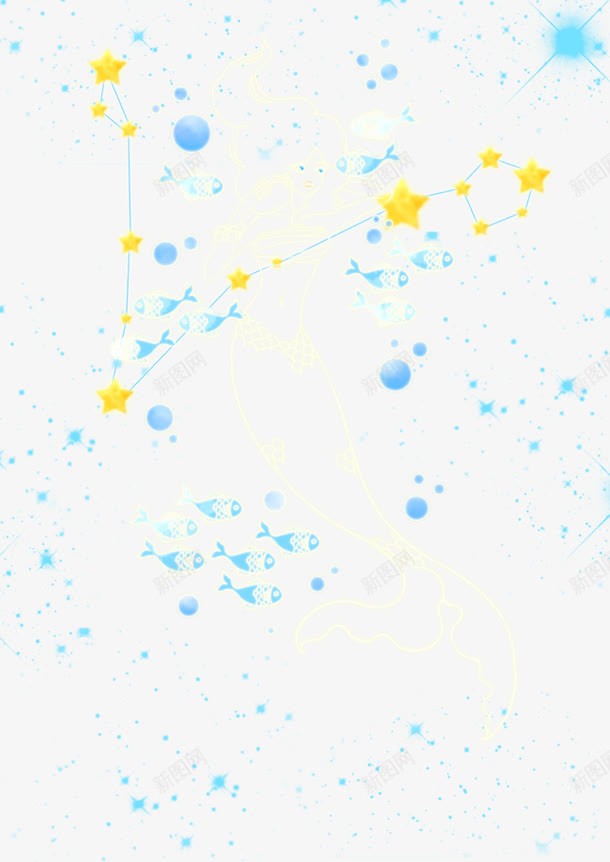 梦幻星空星座png免抠素材_新图网 https://ixintu.com 十二生肖星座 星光 星星 星空 梦幻星空 生肖星座