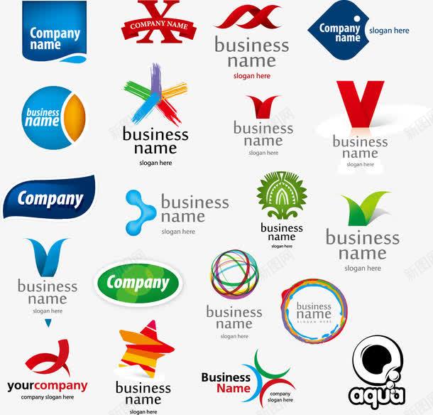 圆形标志LOGO图标png_新图网 https://ixintu.com LOGO设计素材 几何体 标志