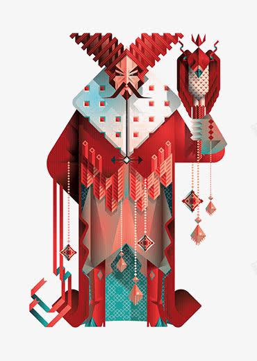大王png免抠素材_新图网 https://ixintu.com POKER 扑克头像 扑克牌 扑克牌插画 斗地主 王炸