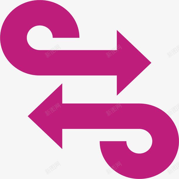 S型箭头png免抠素材_新图网 https://ixintu.com S型 上下左右 上下左右箭头 拐角箭头 箭头 箭头方向