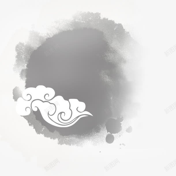 中国风png免抠素材_新图网 https://ixintu.com 中国风 云彩 云雾 古典 唯美 朦胧 模糊 祥云 雾里云里