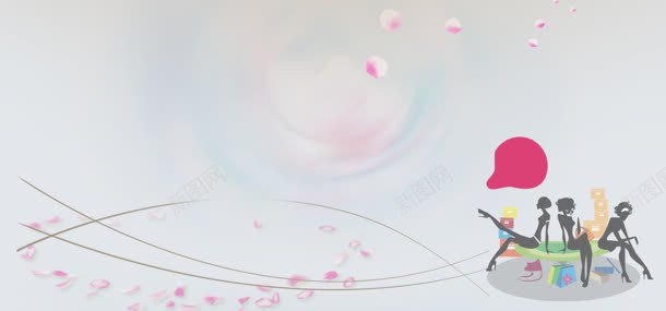 淘宝天猫双女装背景jpg设计背景_新图网 https://ixintu.com 优惠卷 促销 加入购物车模板 双11 唯美 天猫 淘宝双11提前 美女剪影 节日 购物狂欢节 通用