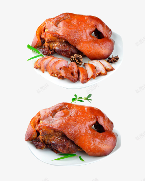 美味的猪头肉实物图psd免抠素材_新图网 https://ixintu.com 切片 实物图 猪头肉 盘子 美味的 美食 肉食 辣椒猪头肉