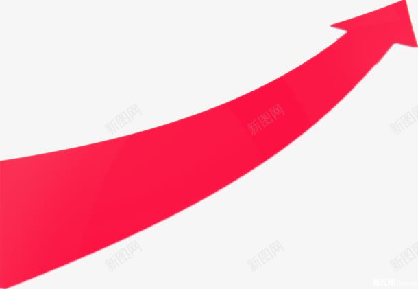 红色向上的箭头png免抠素材_新图网 https://ixintu.com PPT元素 数据装饰图案 箭头 红色