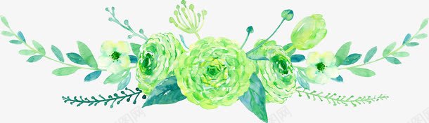 边框花朵png免抠素材_新图网 https://ixintu.com 卡通 叶子 图案 手绘 绿色 花朵 藤蔓 装饰 边框