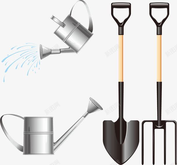 农具花园铲子洒水壶工具矢量图ai免抠素材_新图网 https://ixintu.com 农具 农活工具 工具 水壶 牛 矢量图 耕田工具 花园 铲子