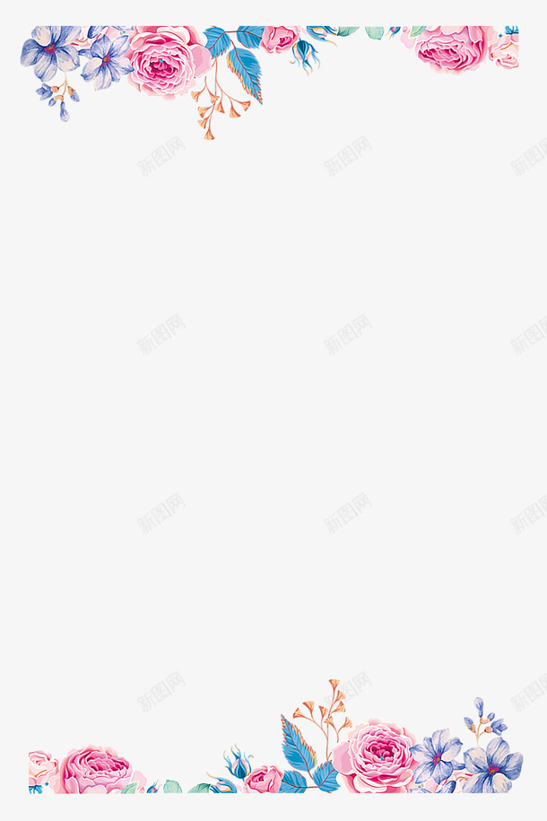 三八妇女节手绘花卉装饰背景png免抠素材_新图网 https://ixintu.com 三八 妇女节 手绘 柔美 花卉 花朵 装饰背景