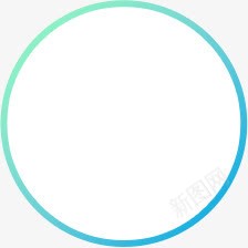 蓝色绿色光效圆环png免抠素材_新图网 https://ixintu.com 色光 蓝色