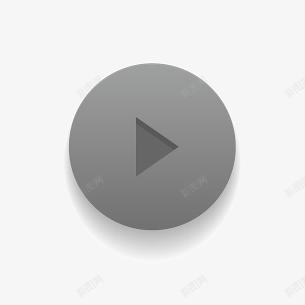按钮扁平化播放键png免抠素材_新图网 https://ixintu.com 卡通按钮播放键 扁平化播放键 播放键 播放键png 播放键免抠 矢量播放键 视频播放键