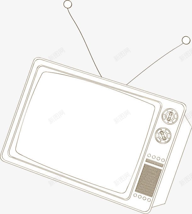 韩风卡通类网页小图标png_新图网 https://ixintu.com 卡通 可爱 图标 标签 电视机 网页 装饰 边框 韩风