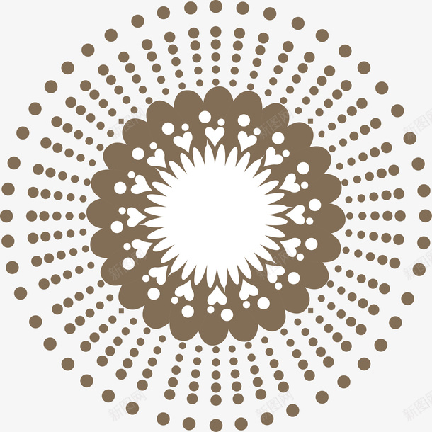 放射状花纹矢量图eps免抠素材_新图网 https://ixintu.com 几何手绘 手绘花 瑶族花纹 矢量花 线性花 花 花朵 花纹 装饰 矢量图